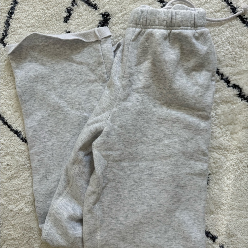 skims cotton fleece classic straight leg pant